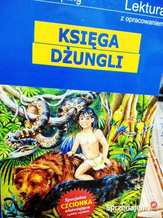 Księga dżungli Kipling lektury Greg szkolne Warszawa sprzedam