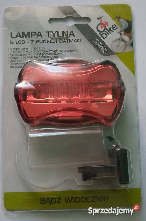 Lampa Tylna Rowerowa