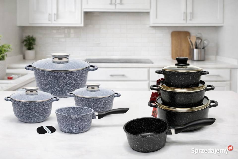 179 Garnki marmurkowe szareczarne Garnki i szybkowary Zabrze