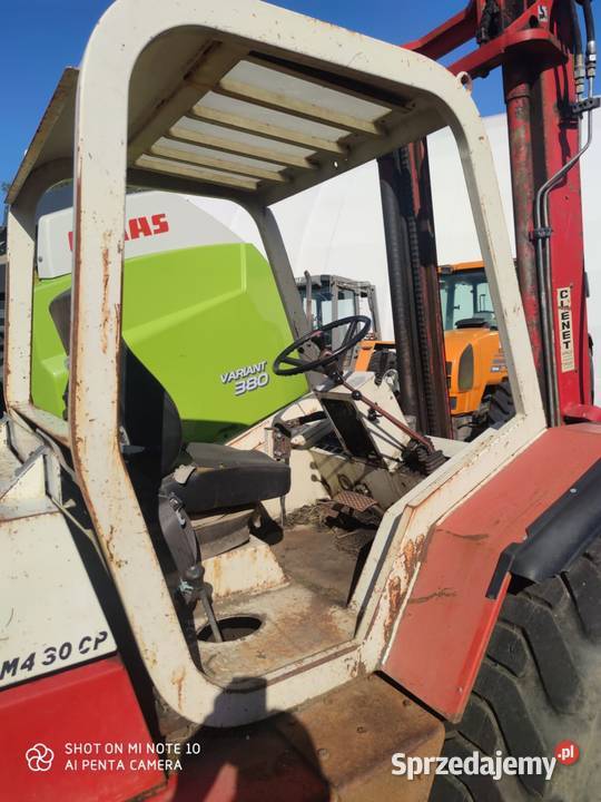 Wózek Widłowy Manitou M430 cp 4x4 Terenowy Mocny wielkopolskie Łobżenica