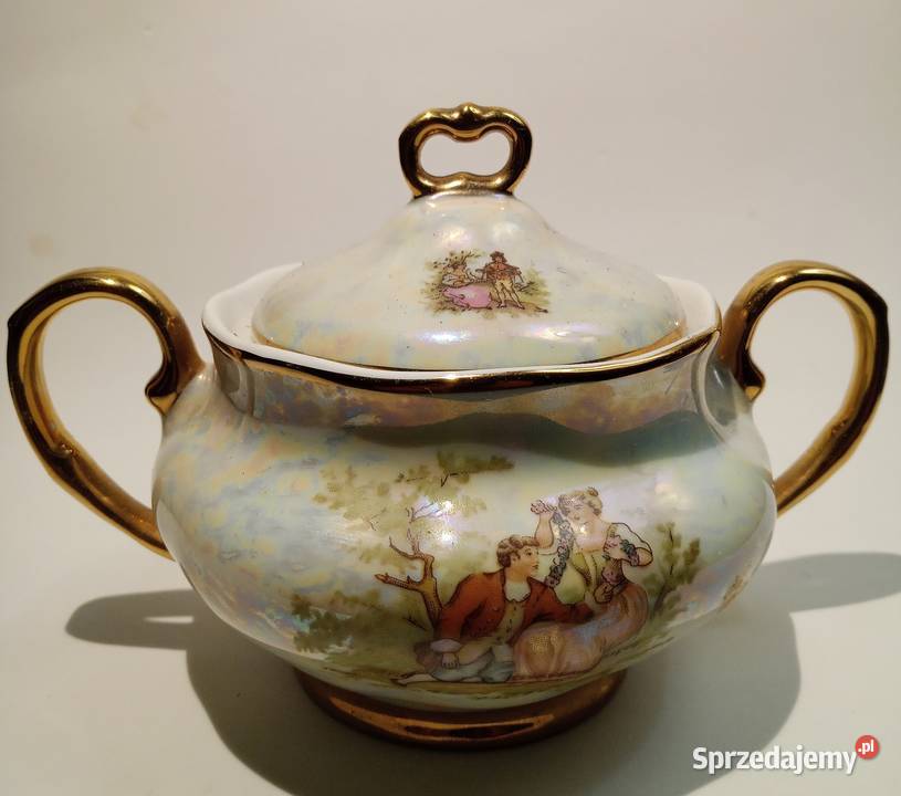 Cukiernica porcelanowa Karolina vintage PRL Warszawa