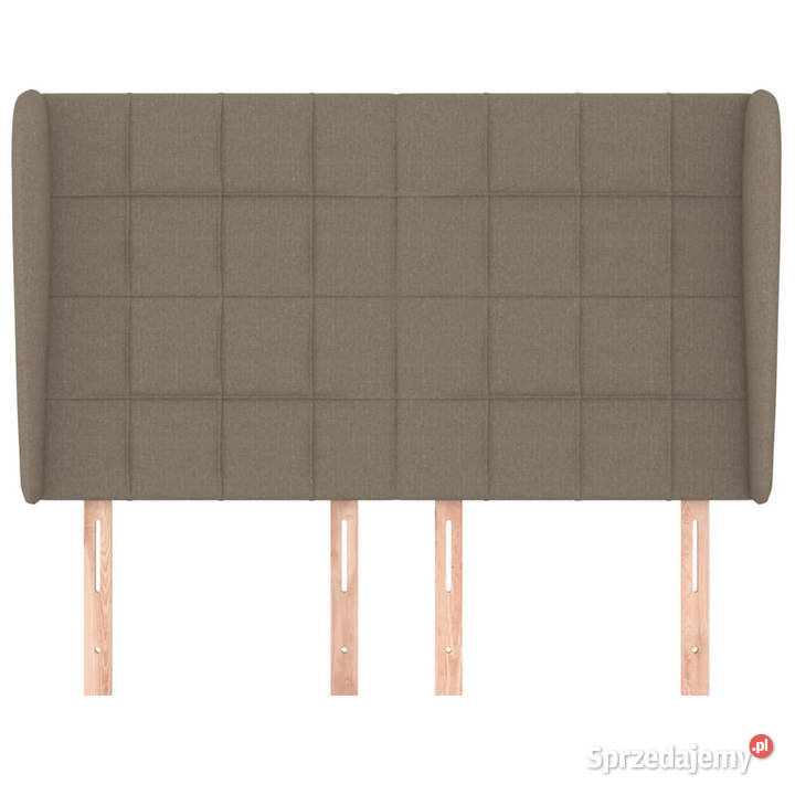 Zagłówek uszak taupe 147x23x118128 tkanina Ramy i stelaże Warszawa