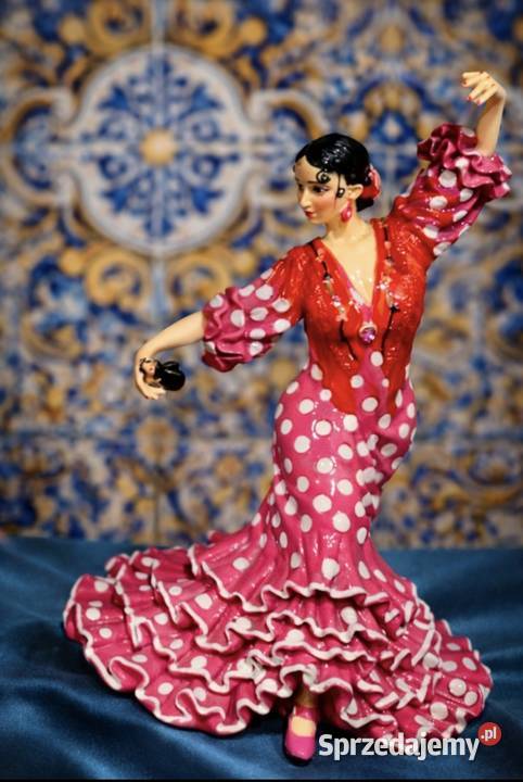 FIGURKA HISZPAŃSKIEJ TANCERKI FLAMENCO łódzkie Pabianice