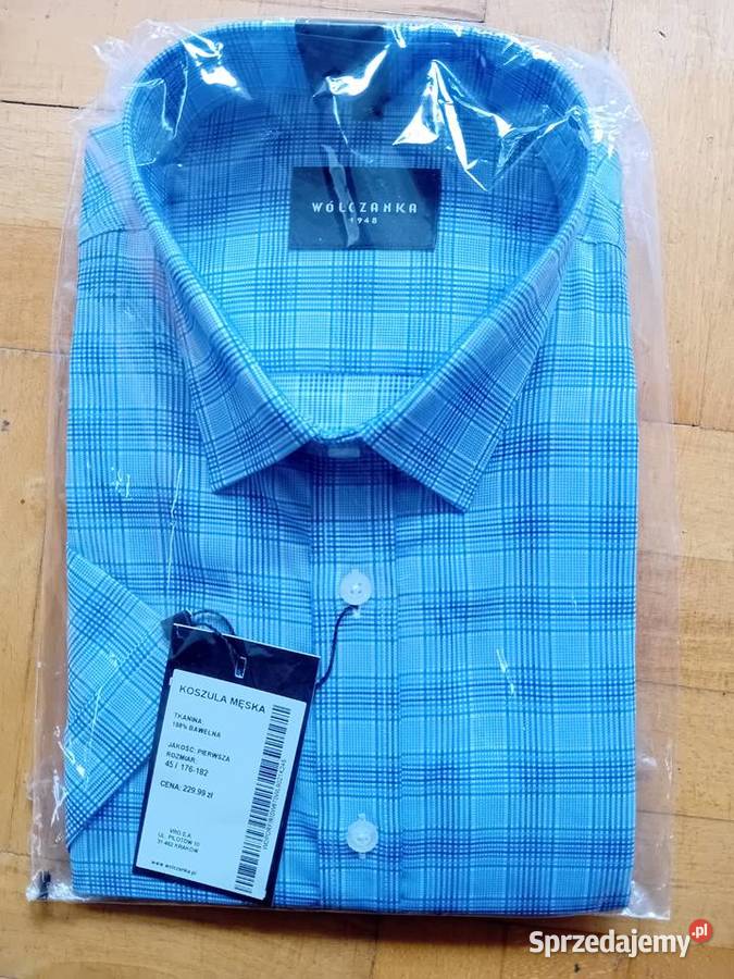 Koszula męska z krótkim rękawem Wólczanka