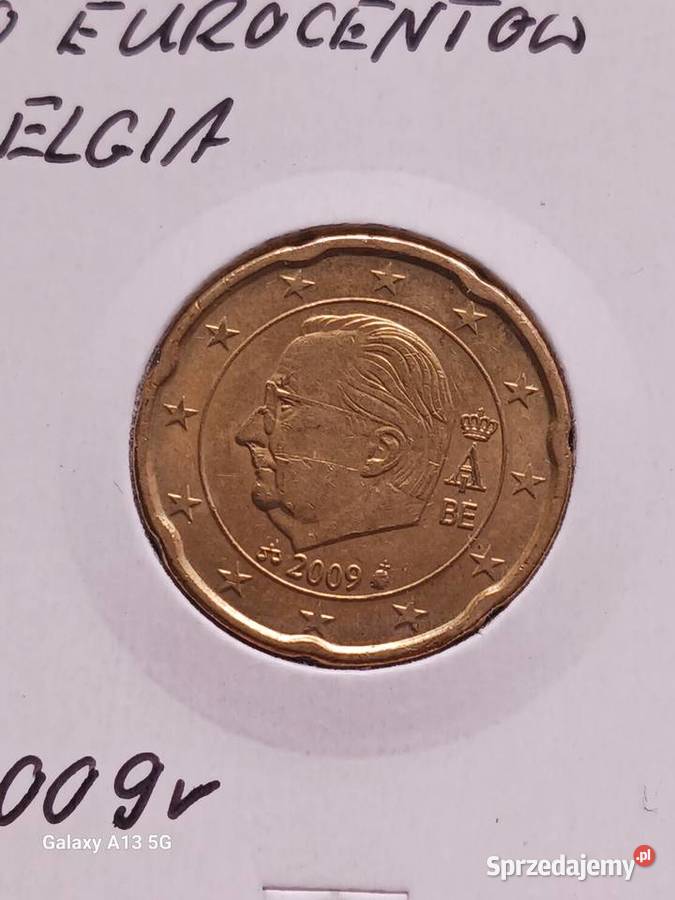 20 Eurocentów Belgia 2009 r Konin