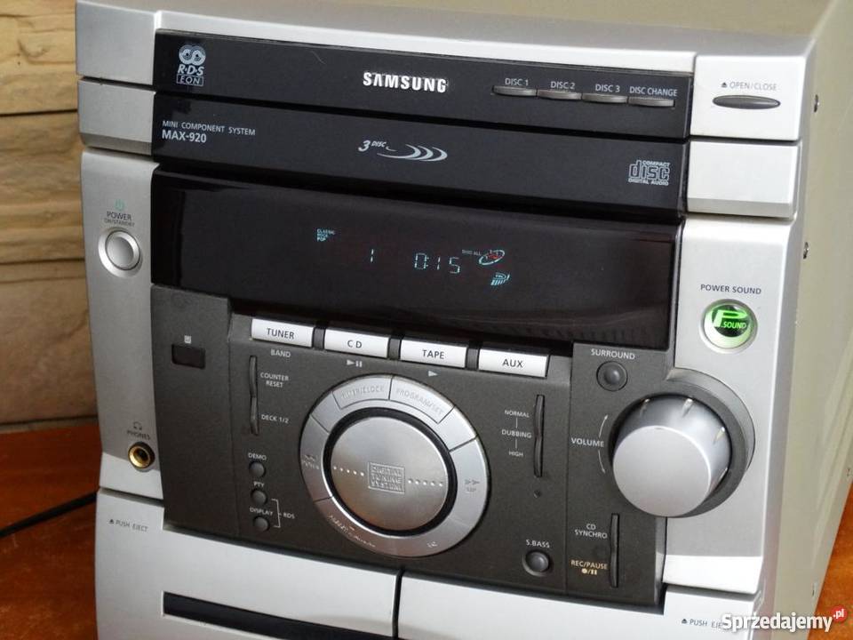 Wieża Samsung ładna i sprawna WYSYŁKA Jasło sprzedam