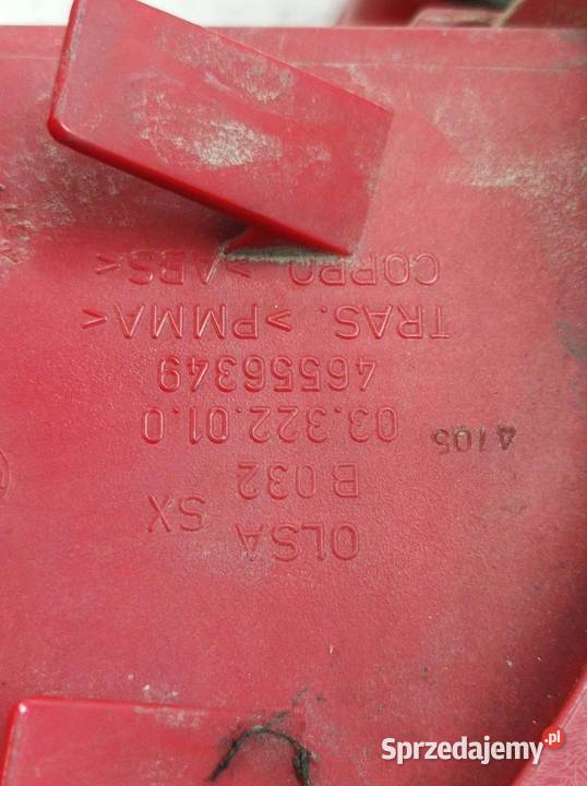 LAMPA TYŁ KOMPLET Alfa Romeo 147 I 20002010 Rok produkcji 2005