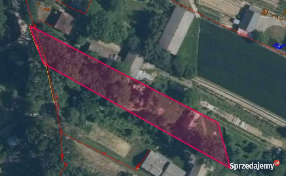 sprzedaży gruntu Wojciechów 2300m2 135m