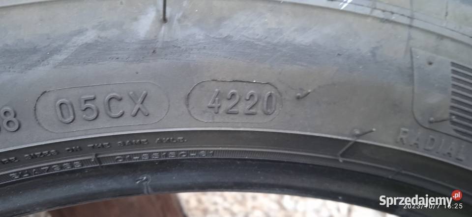 Opony 24540r18 pojedyncze MichelinPirelli mazowieckie Sobienie-Jeziory sprzedam