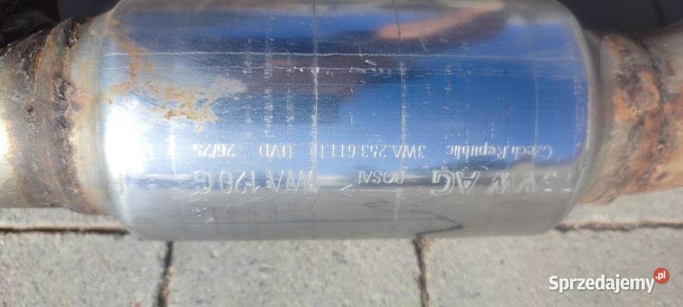 SKODA SUPERB 4 TŁUMIK WYDECH 20 TDI 3WA253611H osobowe Układ wydechowy