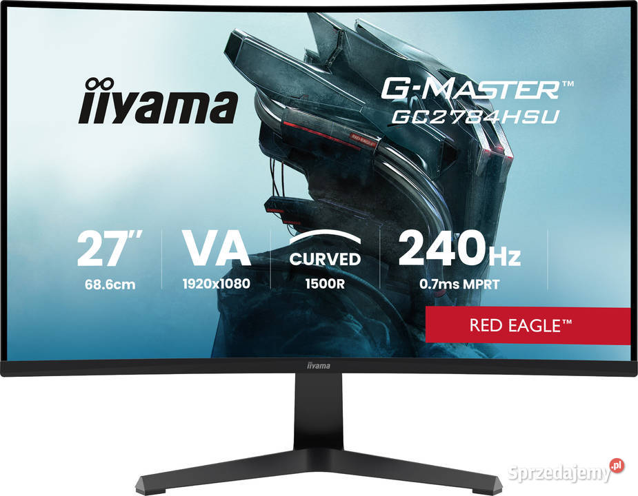 Monitor iiyama GMASTER Red Eagle odbiór osobisty Monitory i projektory Ełk