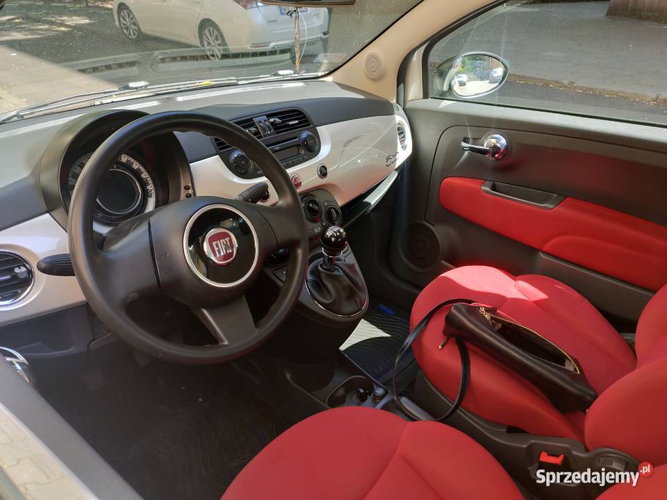 Fiat 500 Benzyna 12 Zadbany Biala Perla Motoryzacja