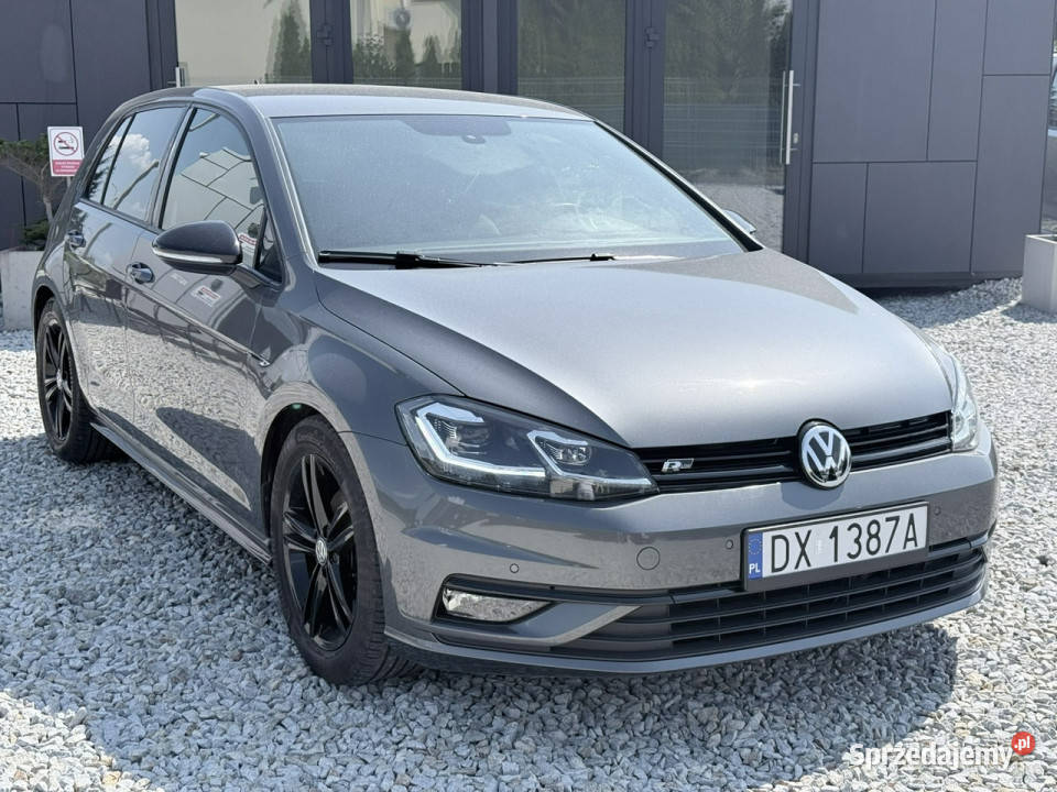 Volkswagen Golf 15 TSI ACT DSG RLine 2018r ACC łopatki zmiany biegów Wrocław