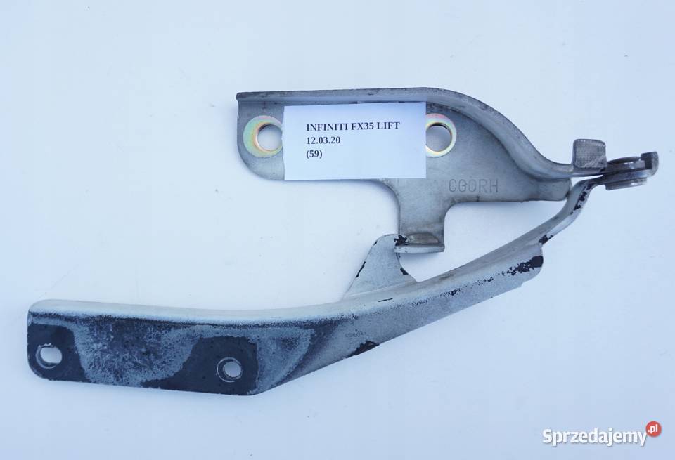 ZAWIAS MASKI PRAWY LEWY INFINITI FX35 FX45 Nowy Tomyśl