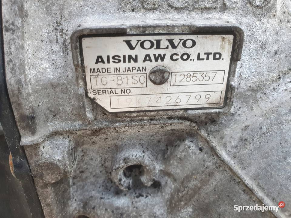 AUTOMATYCZNA SKRZYNIA BIEGÓW Volvo V60 S60 II 20 osobowe