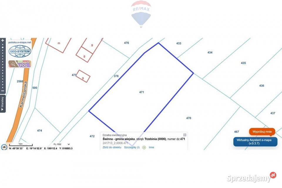 Widokowa działka budowlana