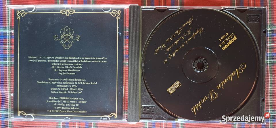 Antonin Dvorak Symfonie The best of Czech Kraków sprzedam