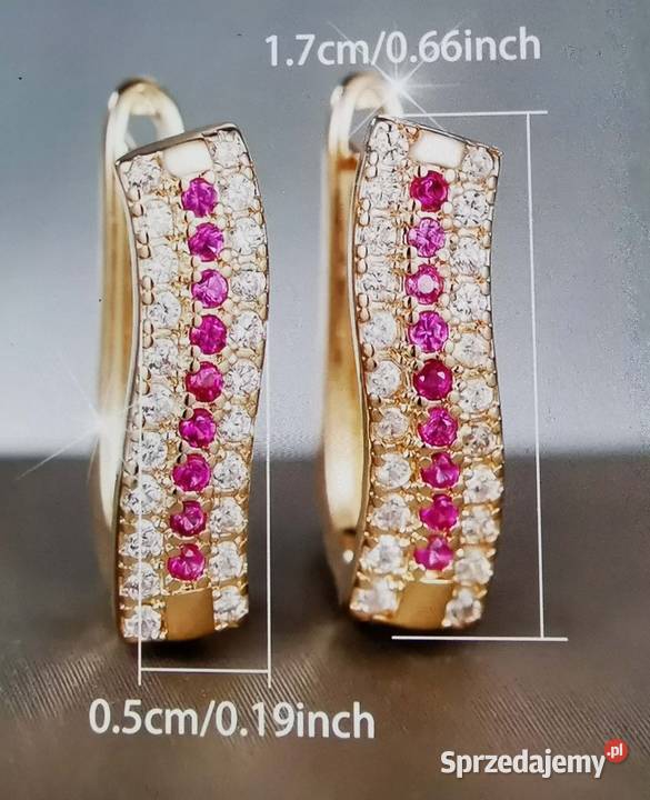 Komplet biżuterii pierścionek i kolczyki śląskie Lędziny