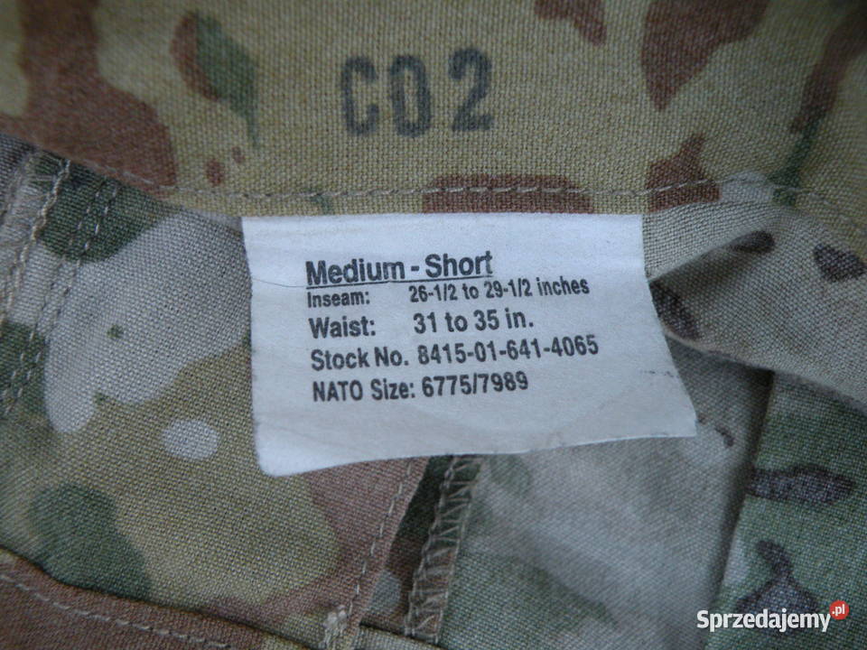 Spodnie air crew multicam ocp medium short Wrocław