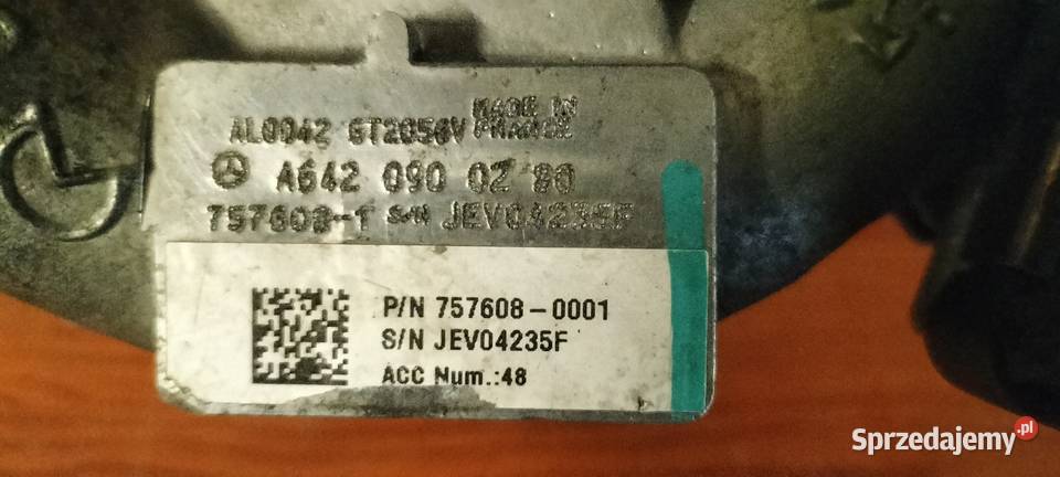 Turbo Garrett M53 Mercedes Jeep Chrysler Turbosprężarki Gdańsk sprzedam