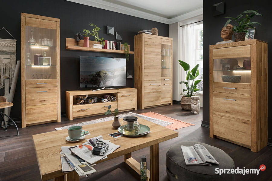 Komoda dębowa 175 tradycyjne rzemiosło ręki Warszawa