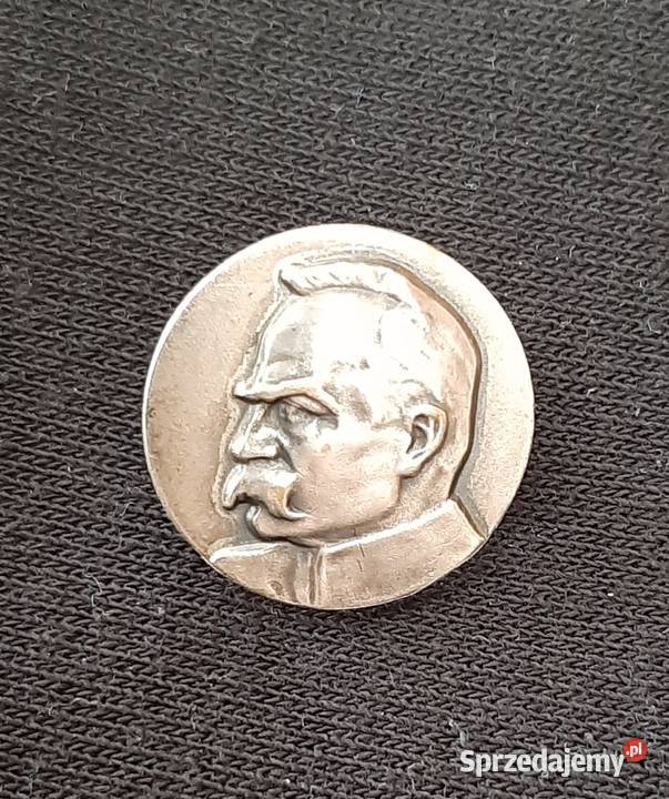 Odznaka patriotyczna z lat 30 Józef Piłsudski Sosnowiec