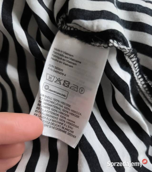 koszula w paski HM Bluzki i koszule Biała Podlaska