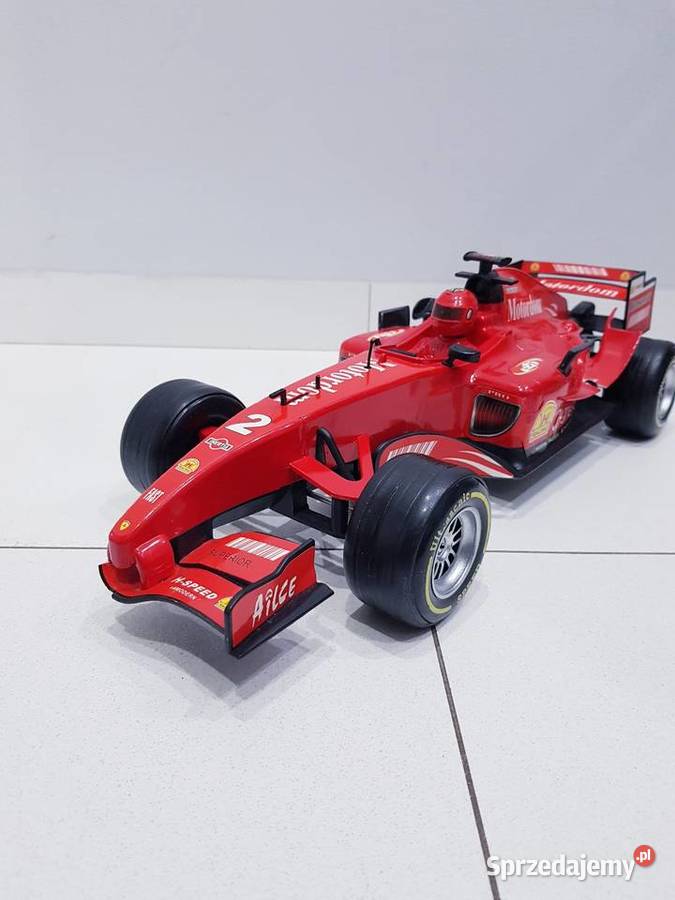 Metalowy bolid Formuła F1 z dźwiękiem i małym Samochody i pojazdy Dąbrowa Górnicza