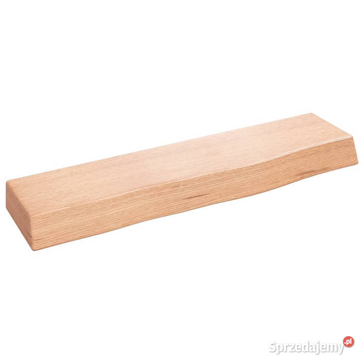 Półka jasnobrązowa 40x10x4 lakierowane lite mazowieckie sprzedam