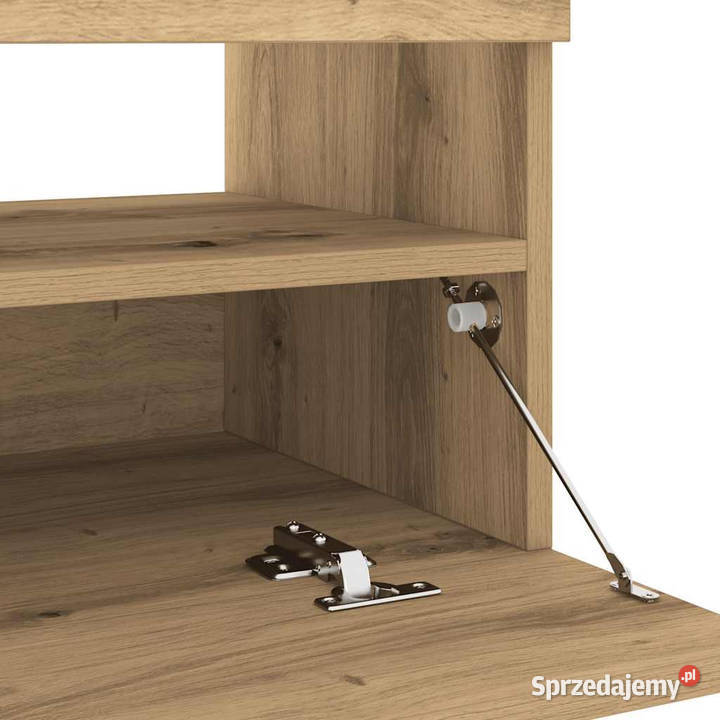 Szafka pod TV z oświetleniem LED dąb artisan Warszawa