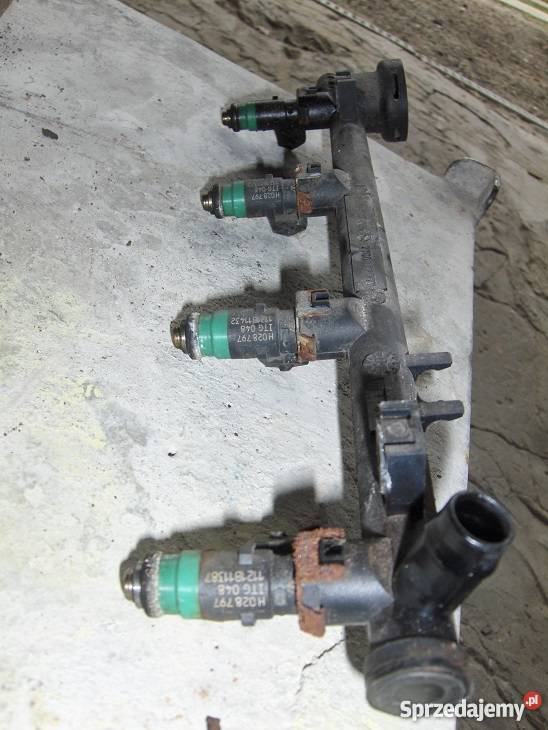 Listwa wtryskowa wtryskiwacze komplet Laguna II Układ paliwowy Przeginia