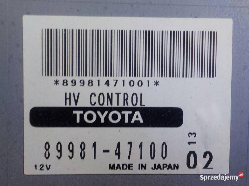 TOYOTA PRIUS II 15 B 04 HB 5D modul sterownik osobowe mazowieckie