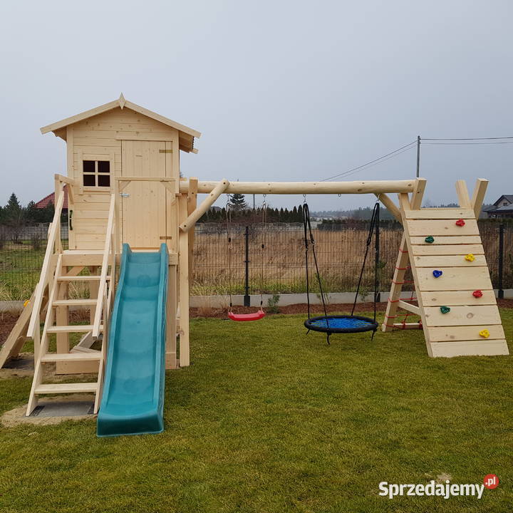 Plac zabaw Krzyś domek dzieci montaż Gdańsk