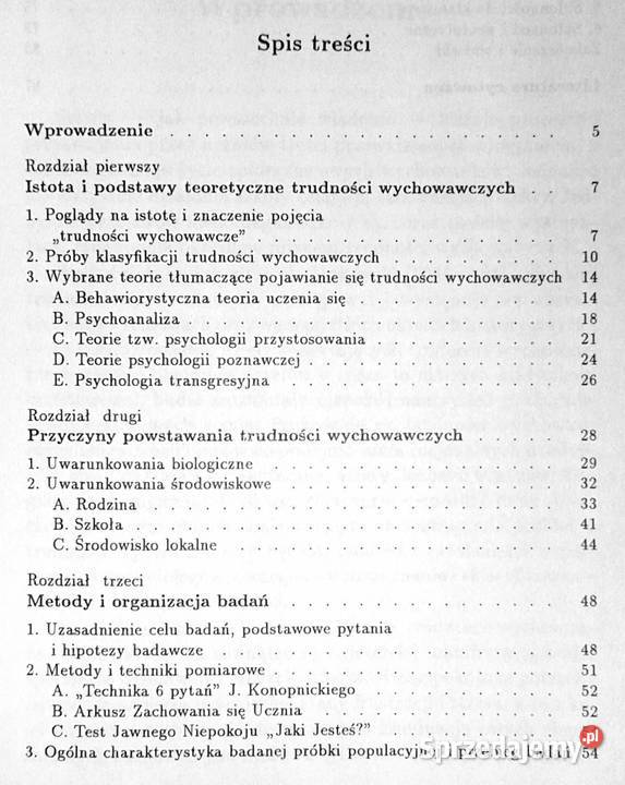 Niektóre trudności wychowawcze uczniów klas Chełm