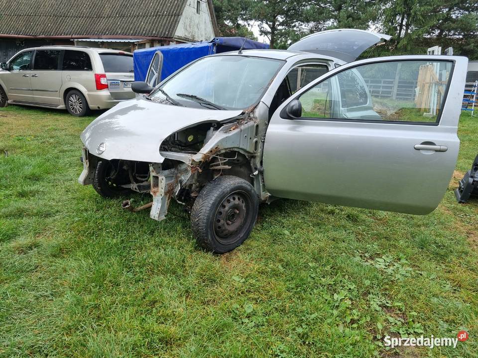 CZĘŚCI NISSAN MICRA benzyna 1240 59KW 2004r mazowieckie Czarny Las