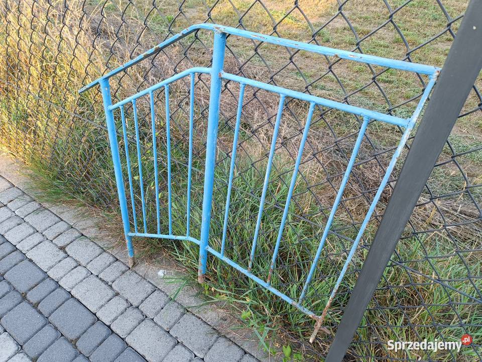 BARIERKA metalowa schodowa krótka 100 wys75 sprzedam