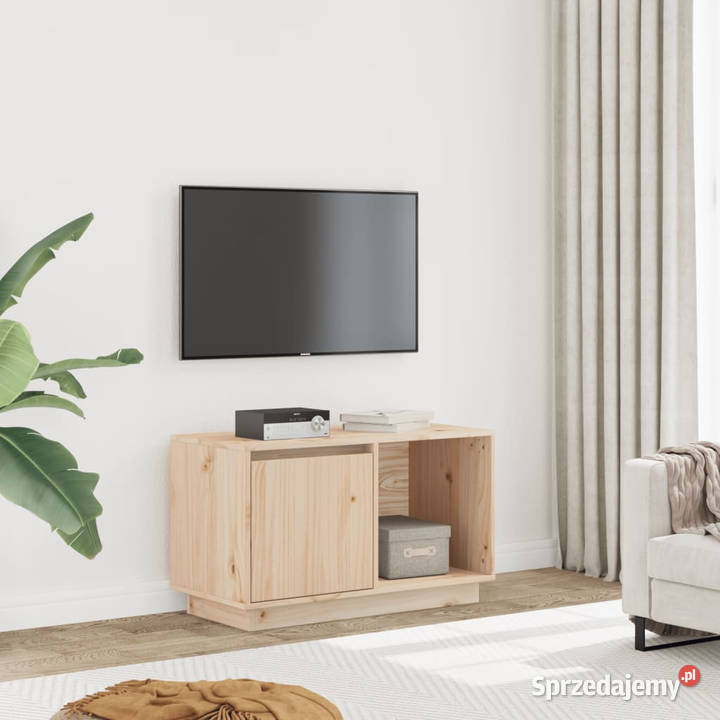 Szafka pod telewizor 74x35x44 lite drewno Warszawa sprzedam