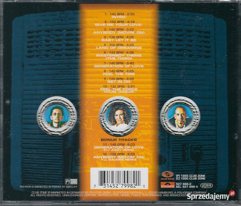 CD Masterboy Generation Of Love The Album 1995