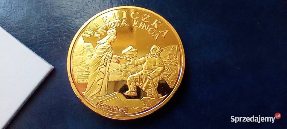 Stare monety Medal Święta Kinga Wieliczka 173 Antyki, Sztuka, Kolekcje Lesko