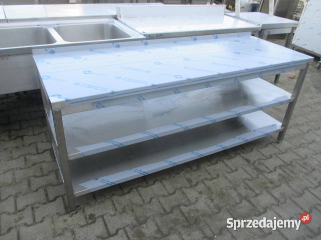 Nowy Stół Gastronomiczny Z 2 Półkami 2007085