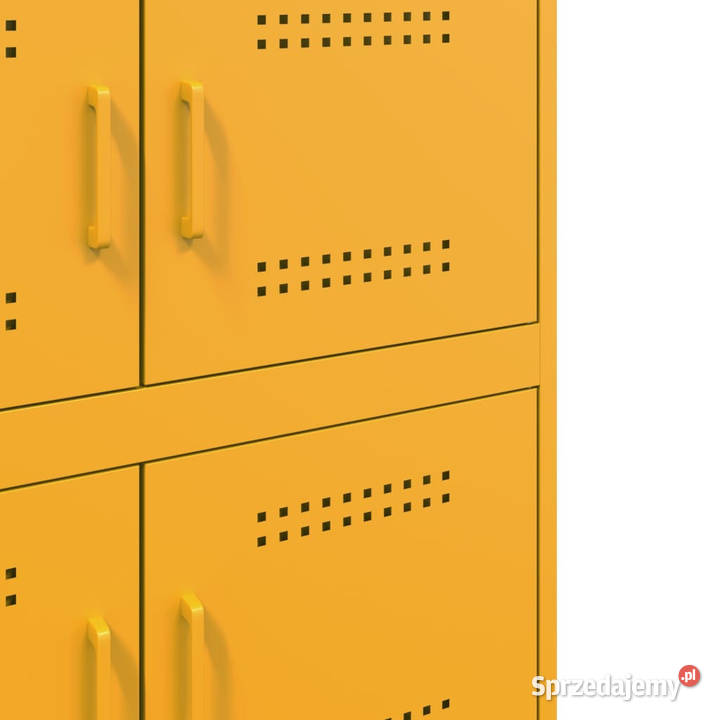 Szafka musztardowa 68x39x79 stalowa WM842955 Warszawa