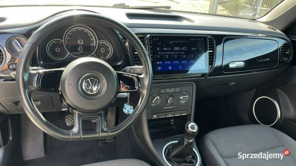 Volkswagen Beetle Czarny Android 140 III 2011 autoalarm Gdynia