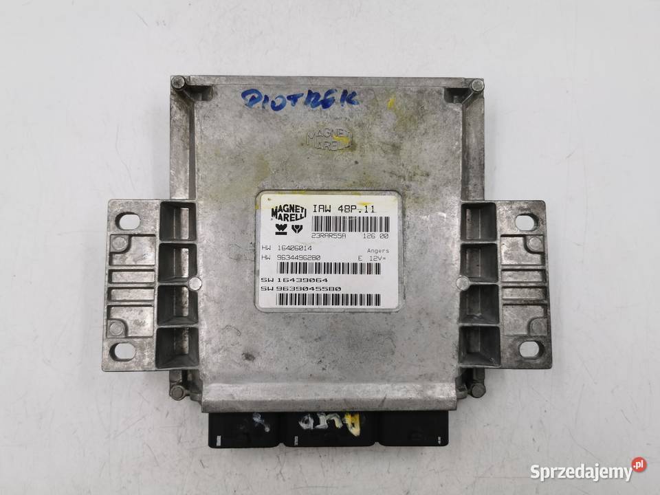 Sterownik Silnika Peugeot 406 20 16v 9634496280 Komputery Wyszków