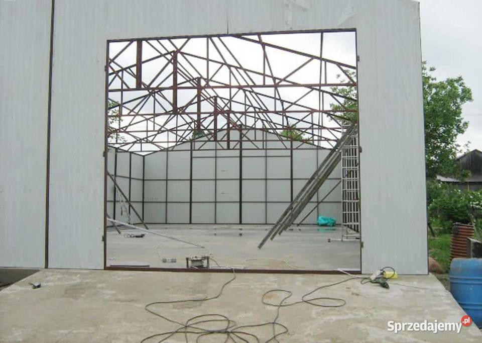 Blaszana hala 1020 m biała Kraków