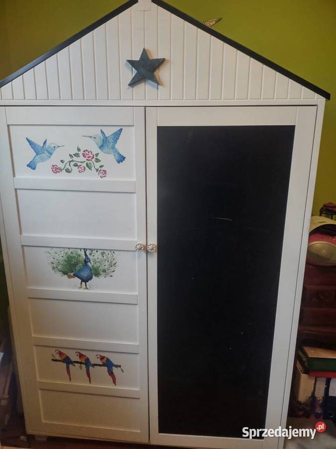 Drewniana szafa dziecka Tommebel ręcznie mazowieckie Kobyłka