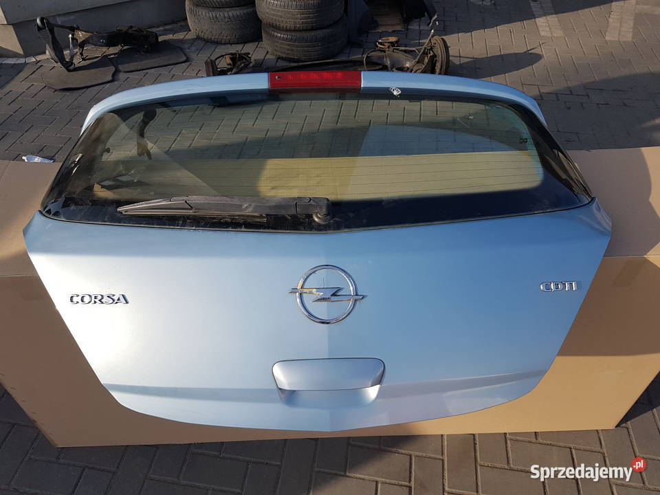 OPEL CORSA D TYLNA KLAPA SZYBA TYLNA KLAPA Z21C Turek