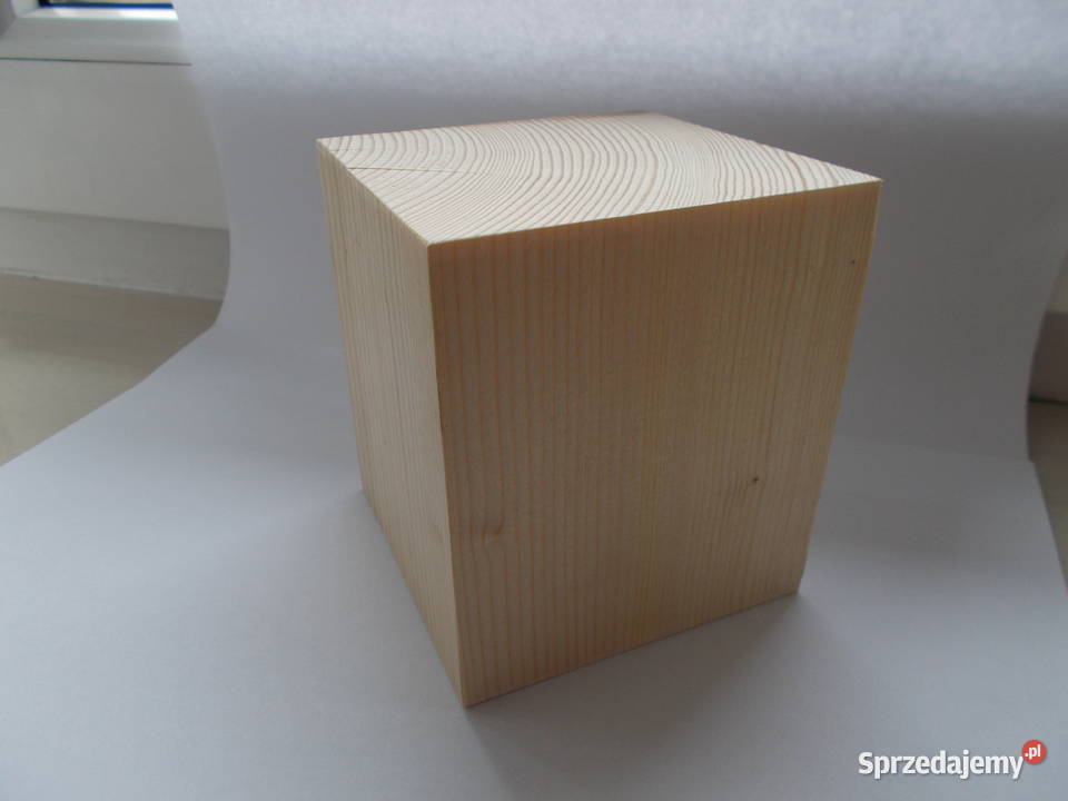 Kostka klocek sosna 6x6x6 różne podstawka Ruda Śląska sprzedam