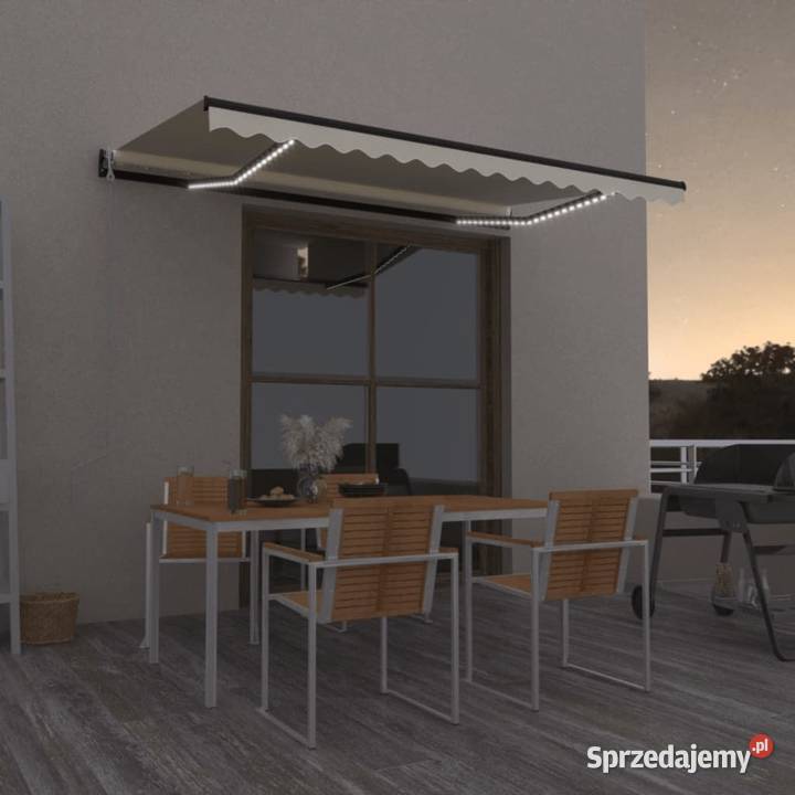 vidaXL Automatycznie zwijana markiza LED i sprzedam