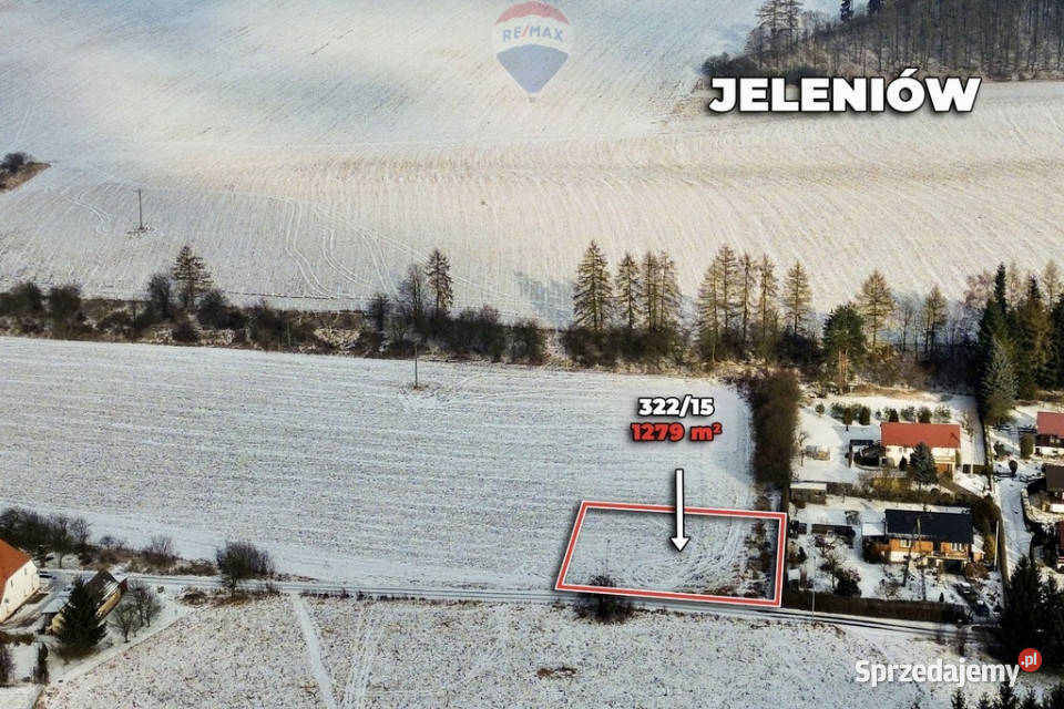Działka budowlana z mediami DK8 Jeleniów sprzedam