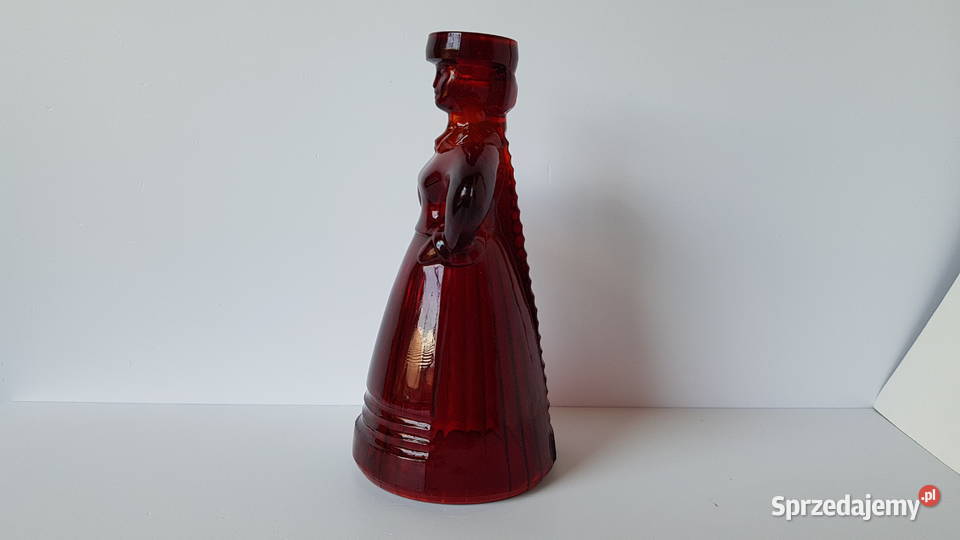 Świecznik KAROLINKA 2 Ząbkowice kolorowe szkło Porcelana i szkło